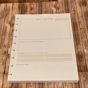 Happy planner Choose Gratitude Classic Guided Journal filler Paper